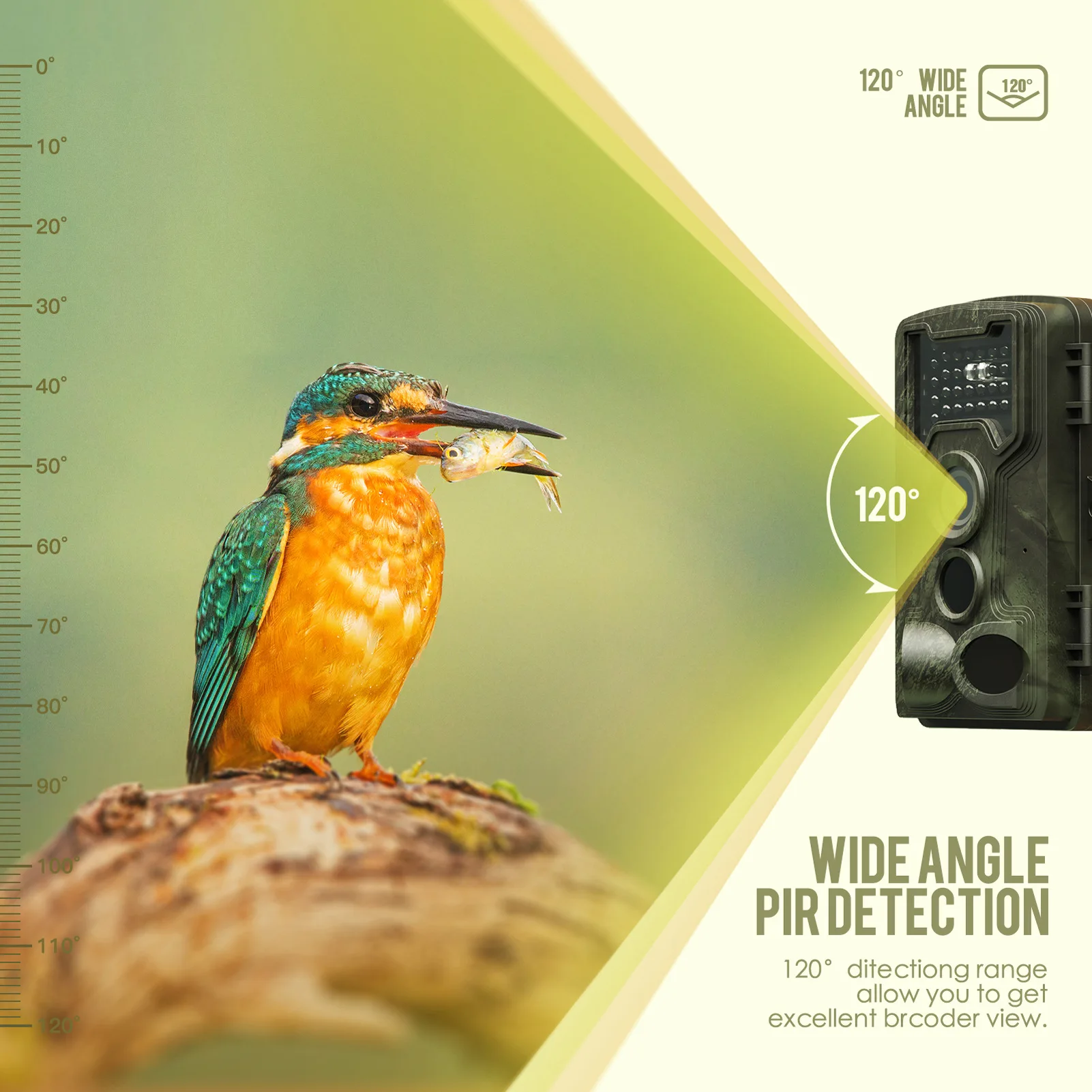 Outdoor Hunting Camera Wifi - Caméras de chasse 58MP 2.7K avec