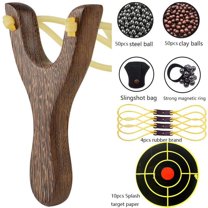 Outdoor Hunting Launcher - Tirs de SlTrinity en bois traditionnels,