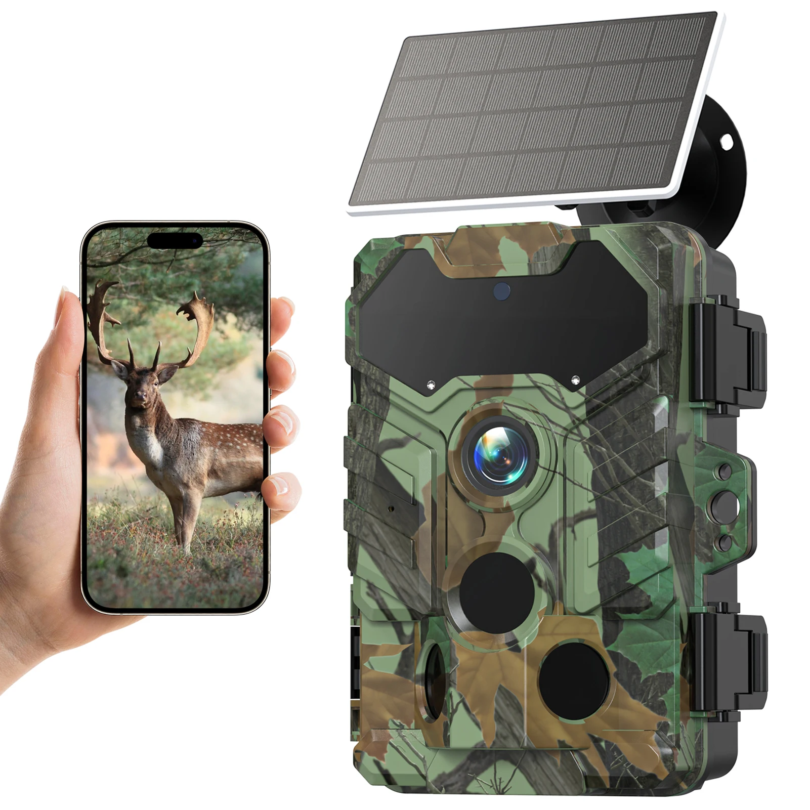 Outdoor Hunting Camera Wifi - Caméra solaire extérieure sans fil caméra