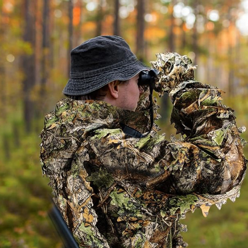 Costume de chasse feuilles de  - Camouflage Hunting Jacket avis et prix