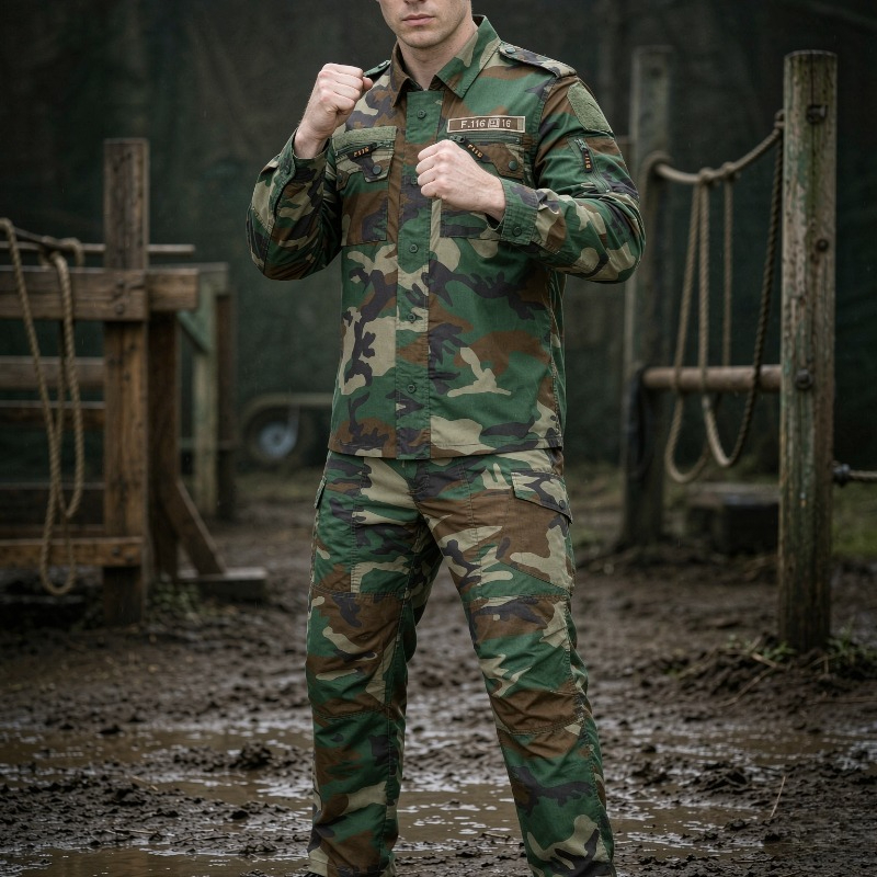 Veste fine camouflage F116 pou - Camouflage Hunting Jacket avis et prix