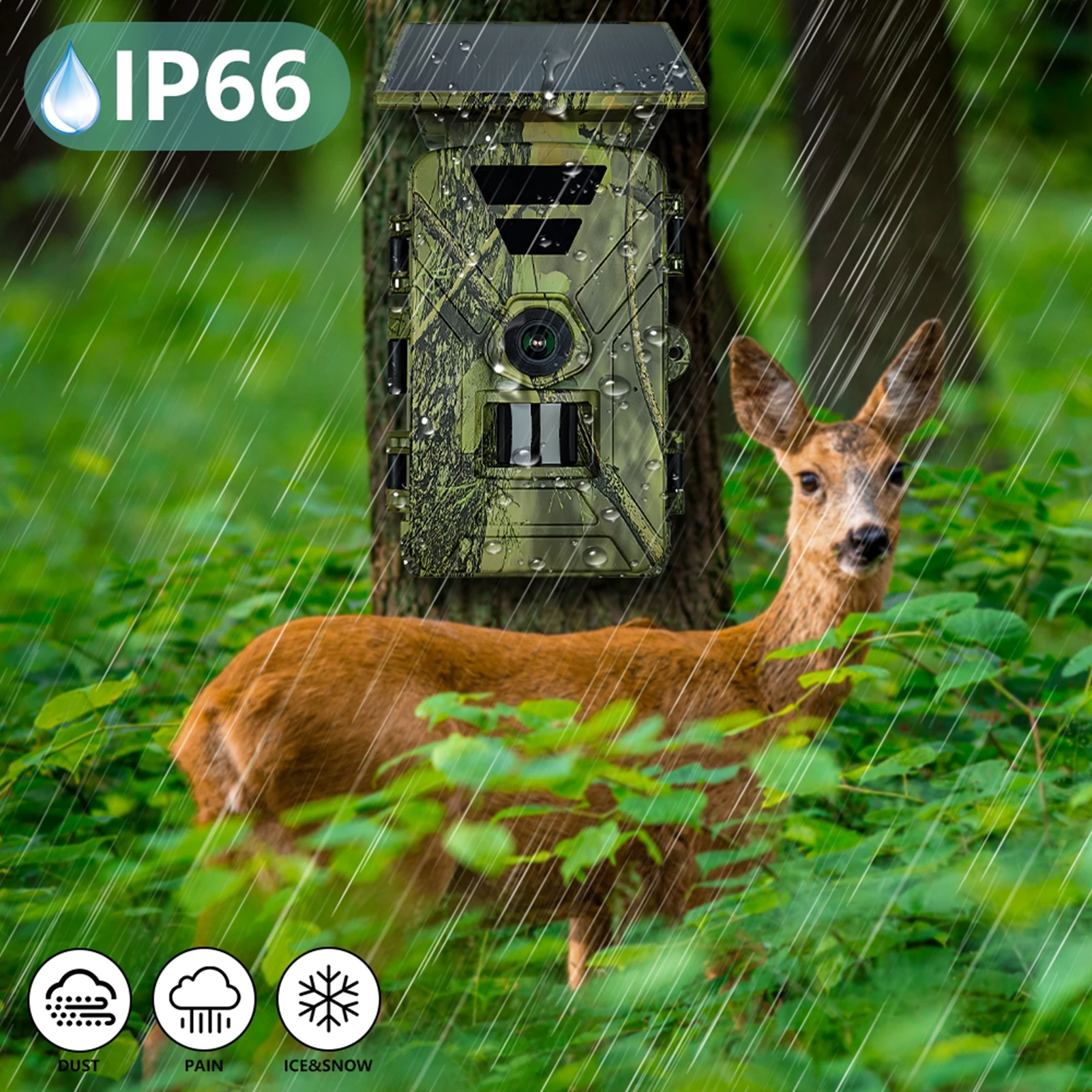 Caméra de chasse solaire 8K 60 - Outdoor Hunting Camera Wifi avis et prix