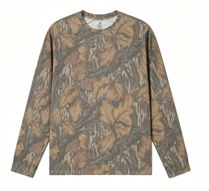 T-shirt à manches longues camo - Outdoor Hunting T Shirts avis et prix