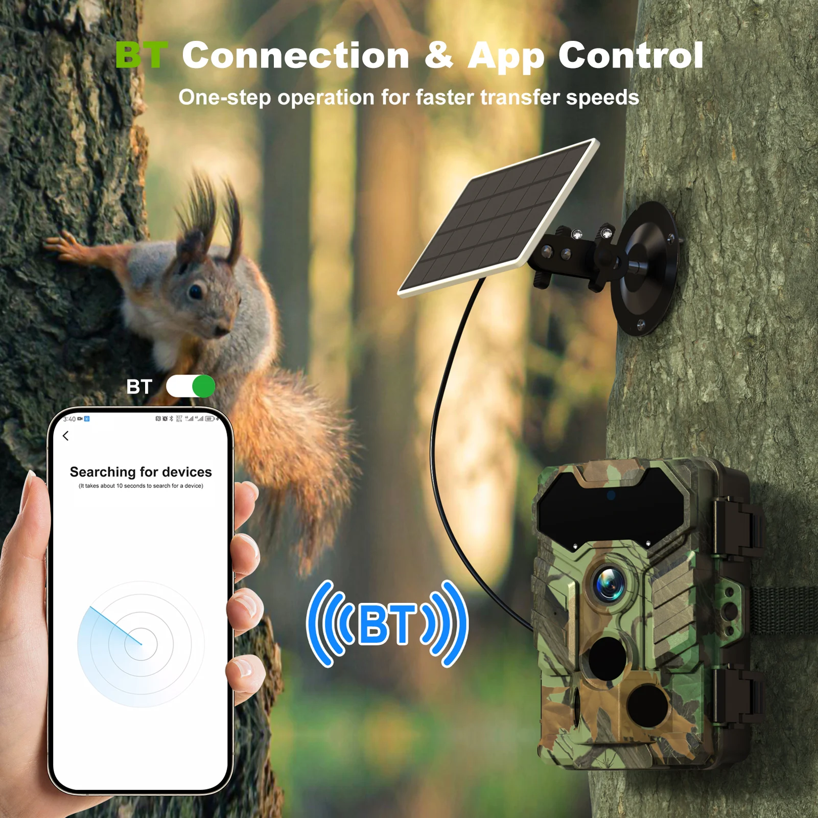 Caméra solaire extérieure sans - Outdoor Hunting Camera Wifi avis et prix