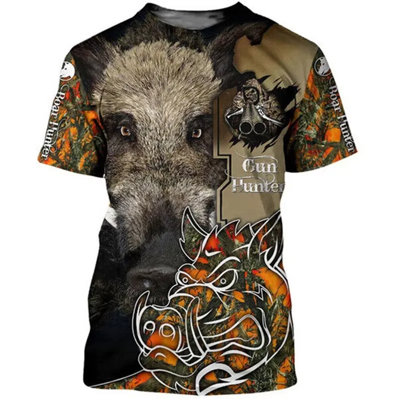 T-shirt homme imprimé 3D 2026, - Wildman Hunting & Outdoor Price List avis et prix