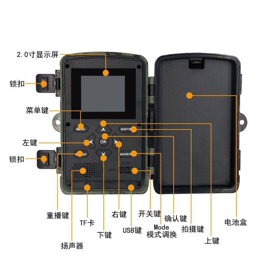 Caméra infrarouge Bluetooth Wi - Outdoor Hunting Camera Wifi avis et prix