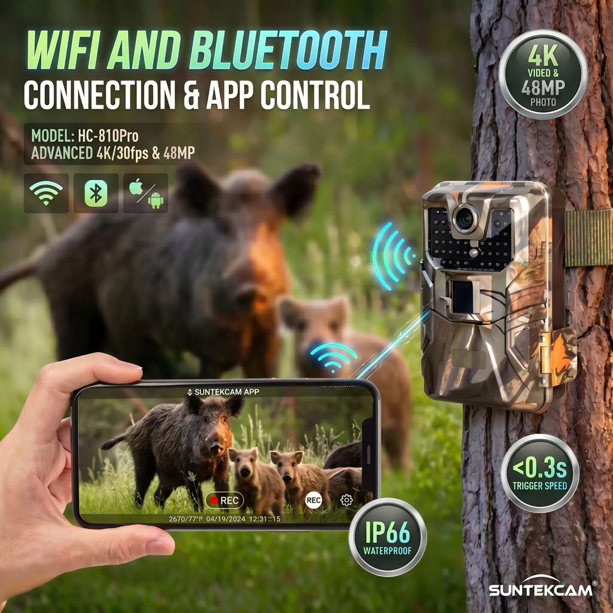 Caméra de chasse extérieure Wi - Outdoor Hunting Camera Wifi avis et prix